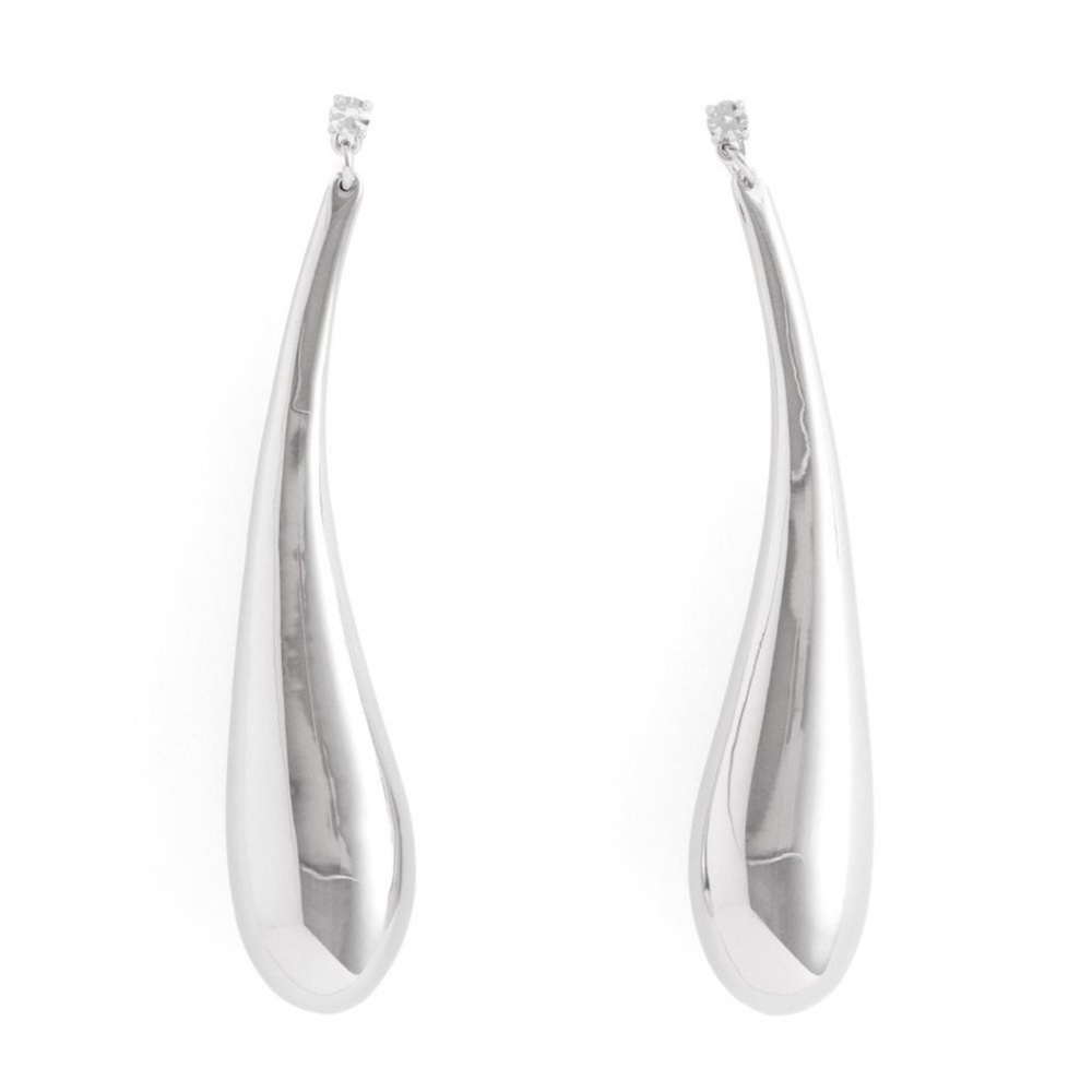 Mugler X H&M teardrop earrings